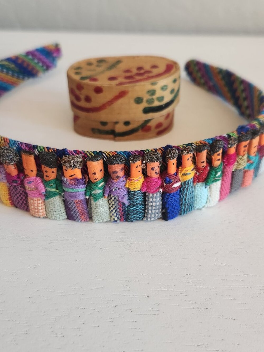 Worry Dolls with Matching Headband | Handmade In Guatemala - Picture 6 of 6